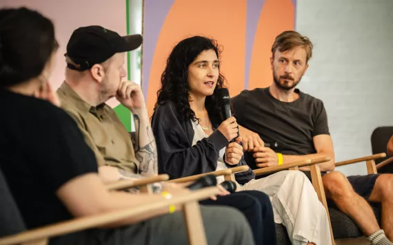 Artist Talk - Photo © Tom Cornille
