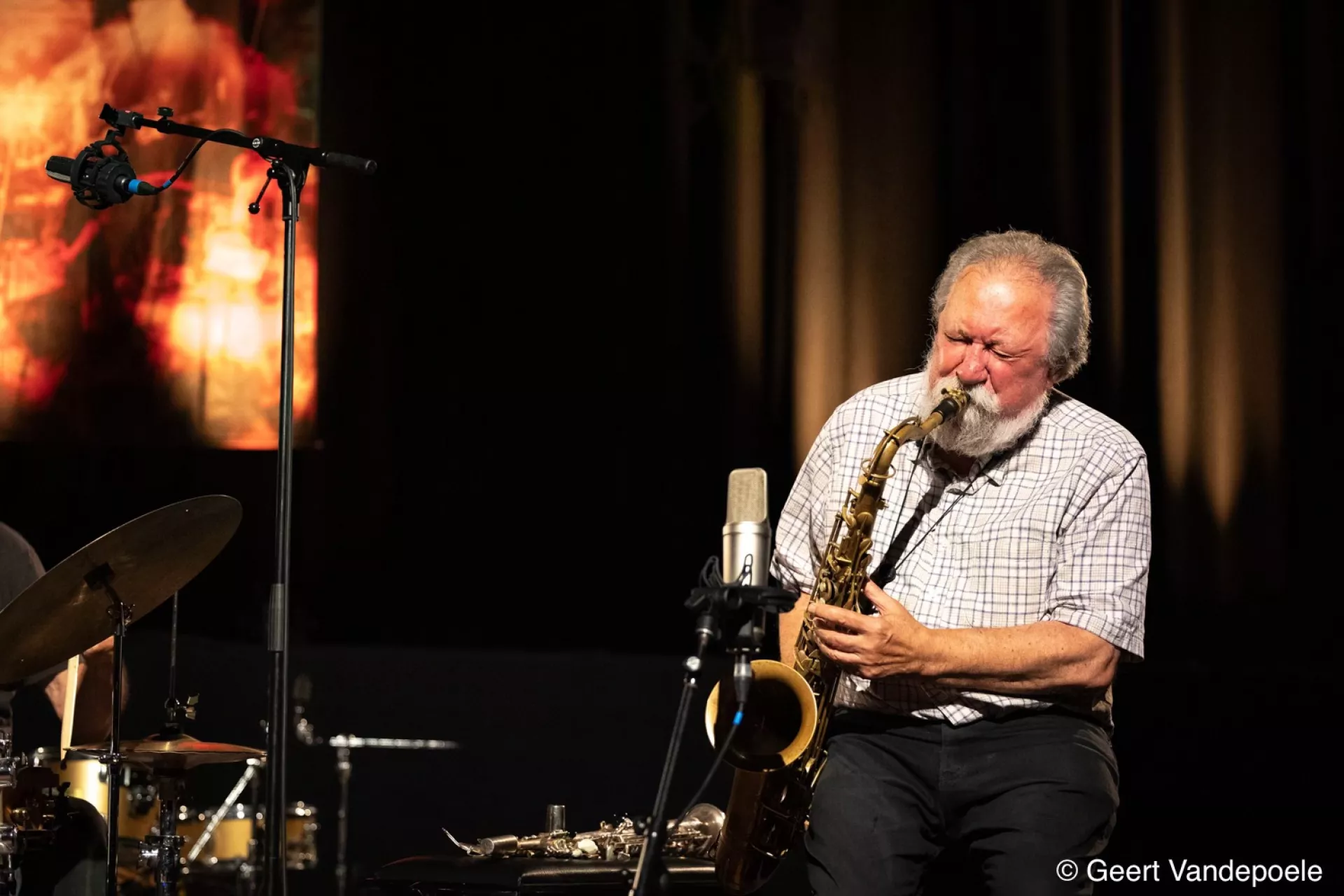 Evan Parker (c) Geert Vandepoele Evan Parker (c) Geert Vandepoele