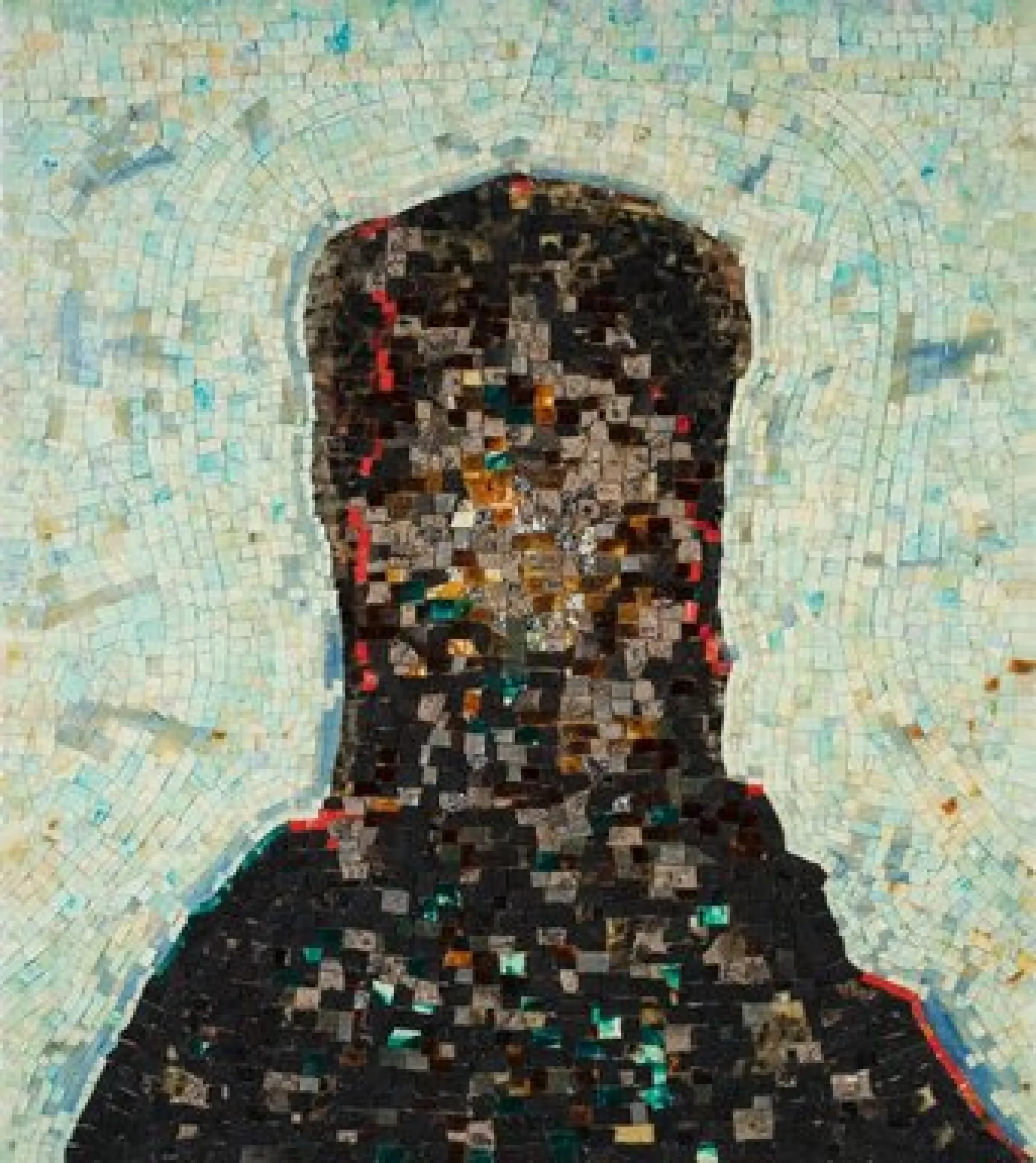 Jack Whitten. Black Monolith II, Homage To Ralph Ellison The Invisible Man, 1994