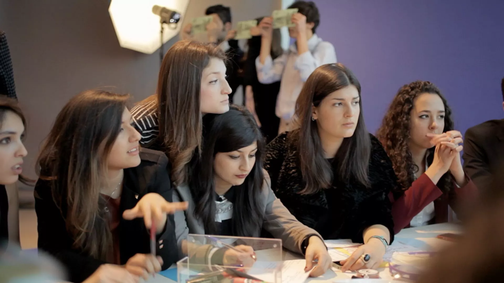 Adelita Husni-Bey, Agency-giochi di potere, 2014
, still from HD video, 27’40’’, courtesy the artist and Laveronica arte contemporanea Adelita Husni-Bey, Agency-giochi di potere, 2014
, still from HD video, 27’40’’, courtesy the artist and Laveronica arte contemporanea