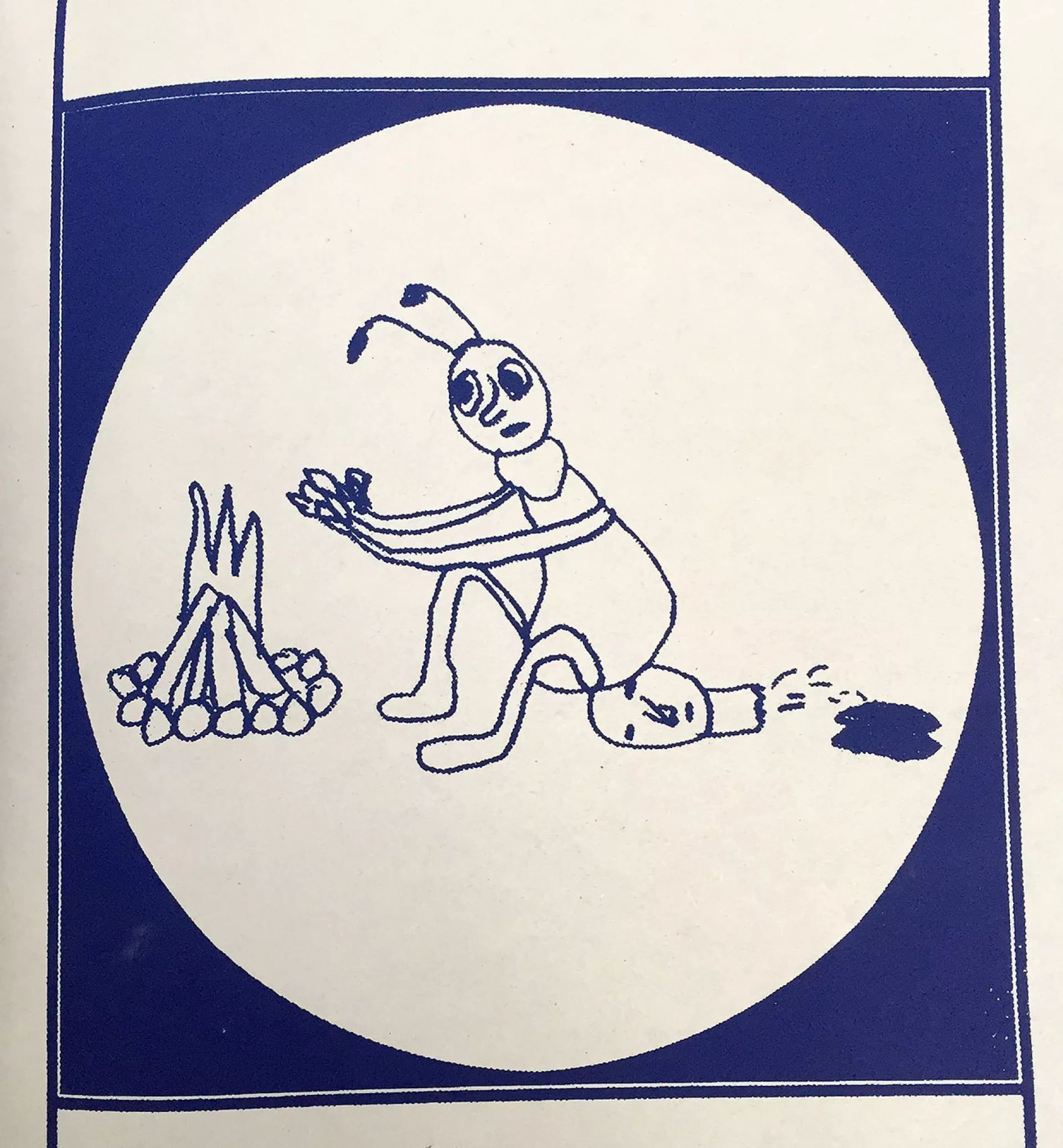 Arvo Leo, Detail from Accidental Ant Hill Sculpture (Born in 2003 after a forest fire made love to a Ford Mustang), 2014, screen print on paper, courtesy of the artist Arvo Leo, Detail from Accidental Ant Hill Sculpture (Born in 2003 after a forest fire made love to a Ford Mustang), 2014, screen print on paper, courtesy of the artist