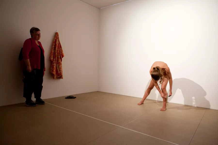 Joan Jonas, Mirror Check, 1970 — Re-performed for Kaldor Public Art Project 27 (Sydney), 2013