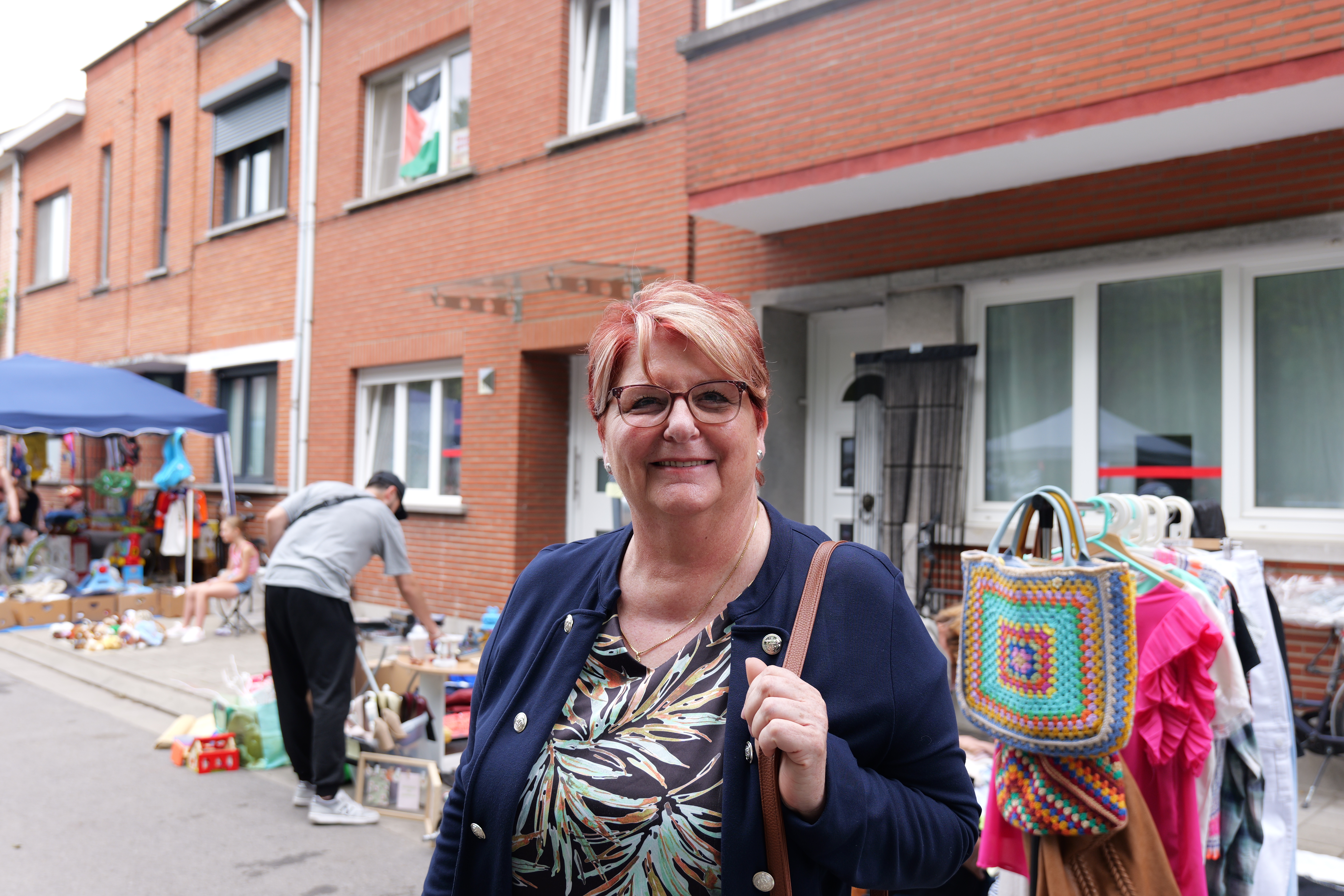 Buurtbewoonster Marie Jeanne Tallboom is blij met het initiatief. © Dries Basraoui 