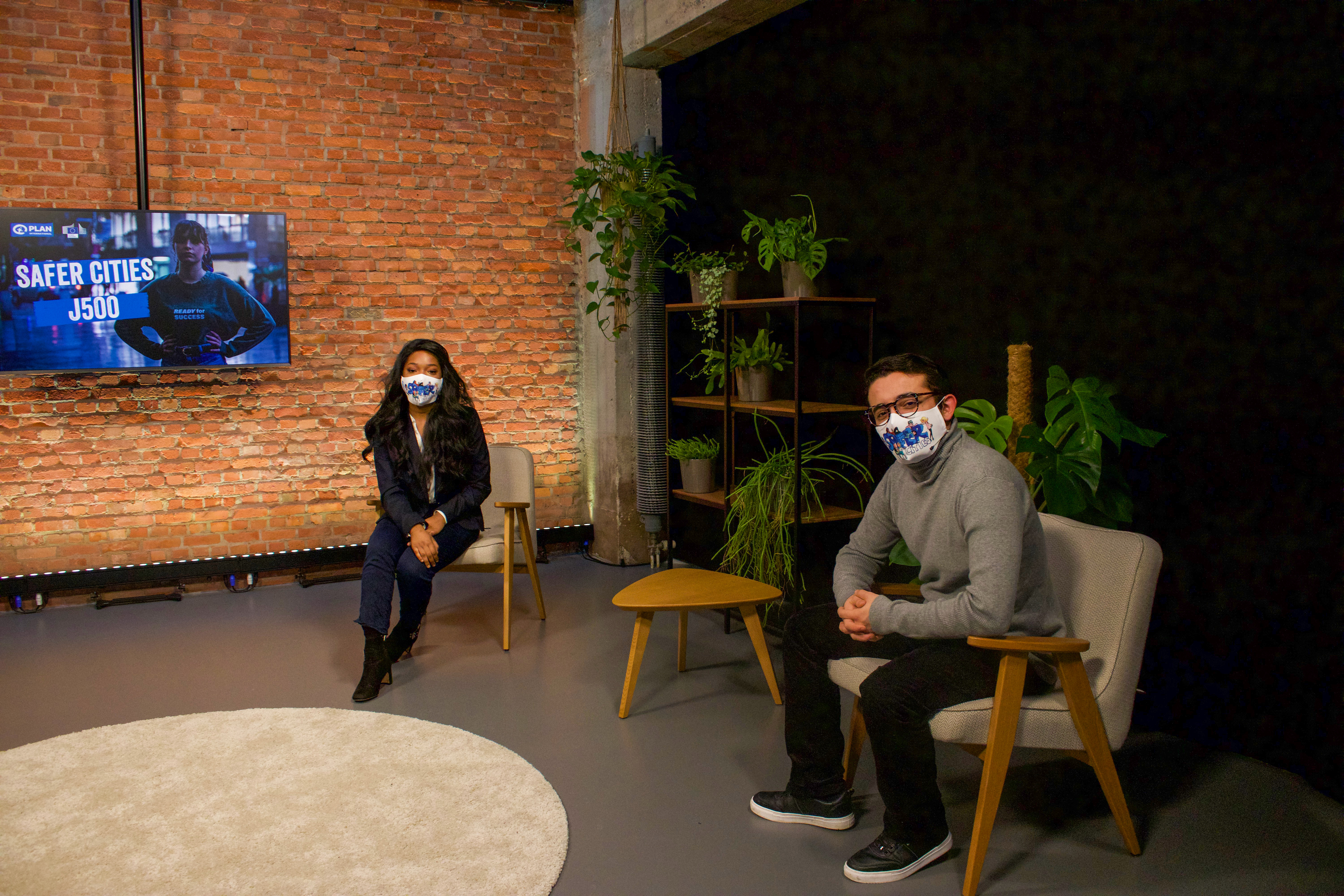 Naomi en Yousri, moderatoren van de J500