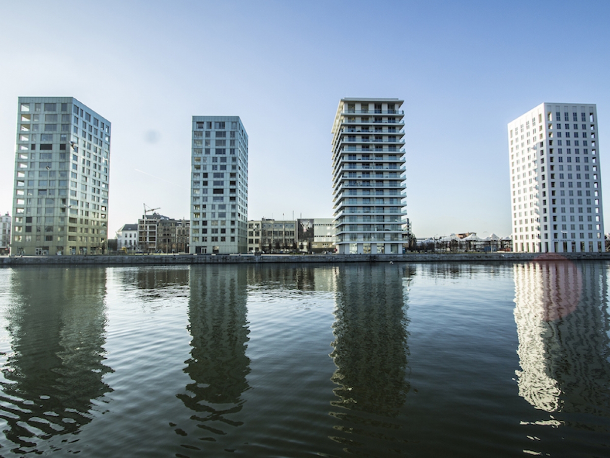 Boottocht onder Antwerpse bruggen
