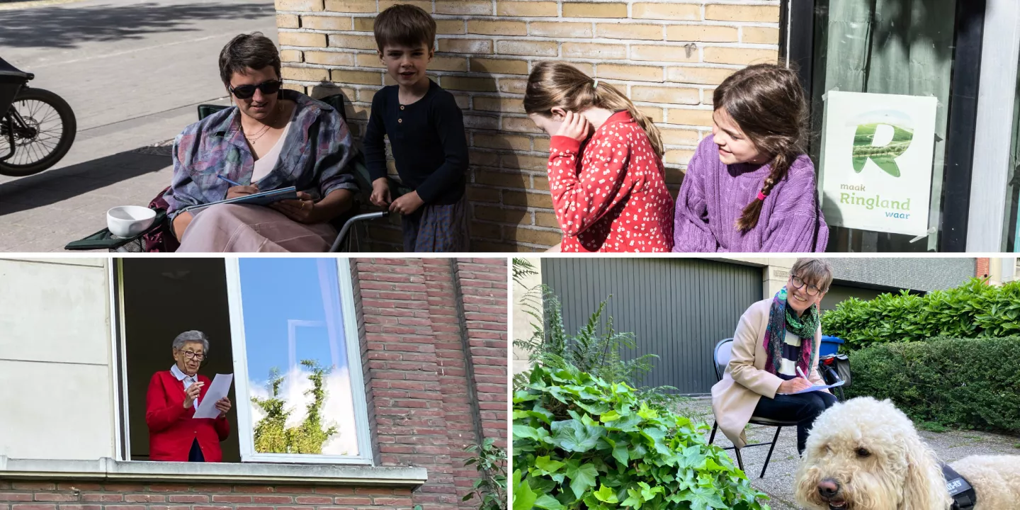 Tellers op straat
