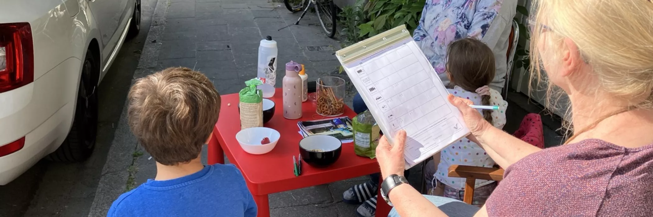 Straatvinken aan het werk in Berchem