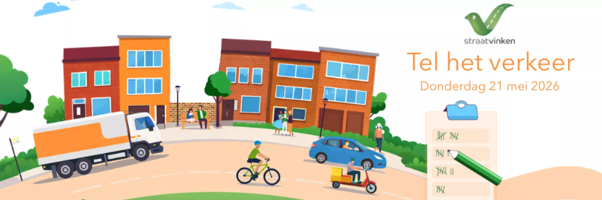 Campagnebeeld straatvinken