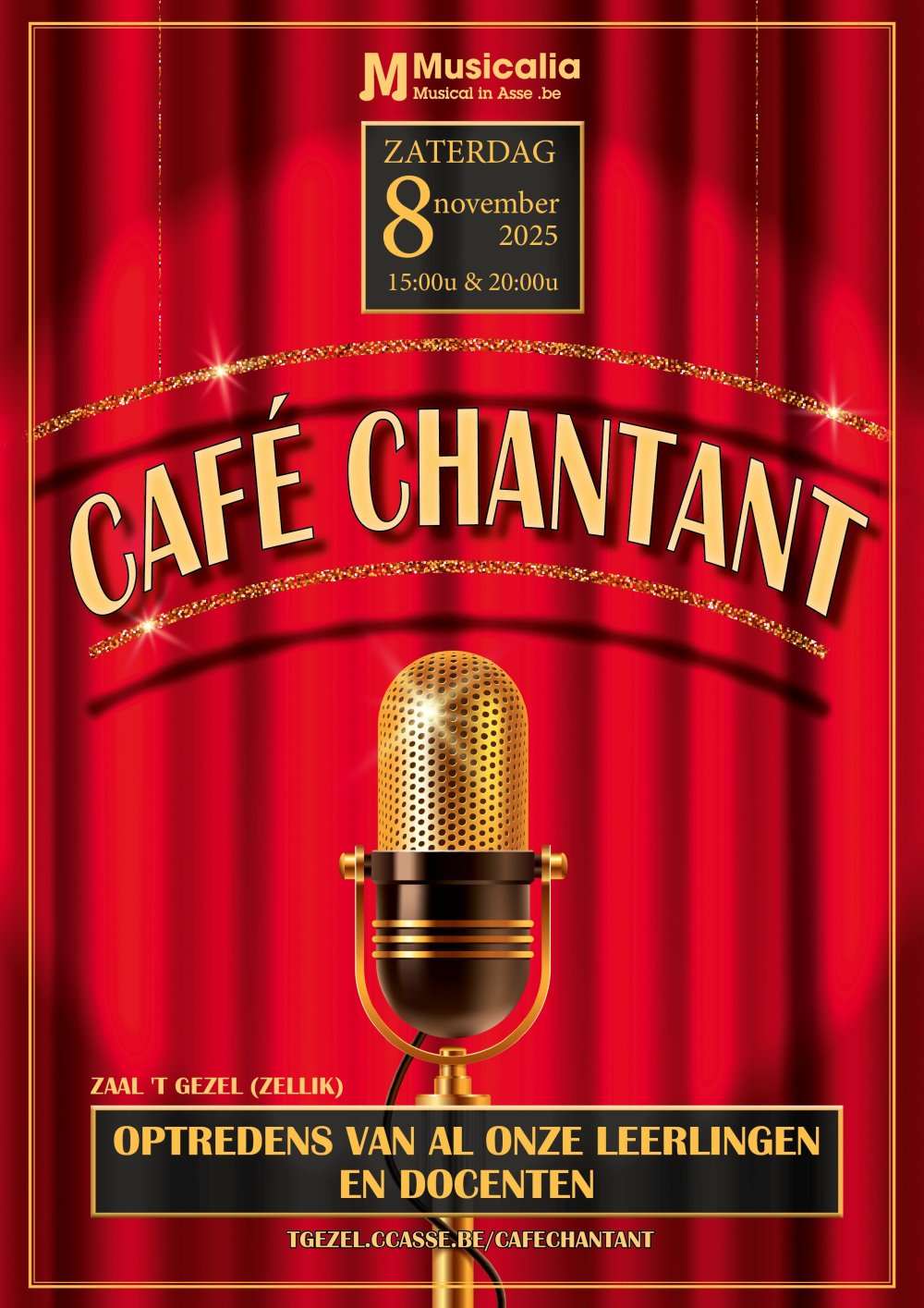affiche Café Chantant 2025 © Musicalia