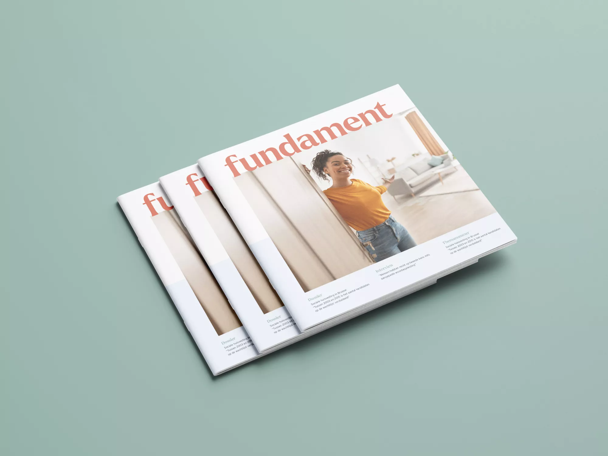 foto van de brochure 'Fundament' van woonorganisatie Initia