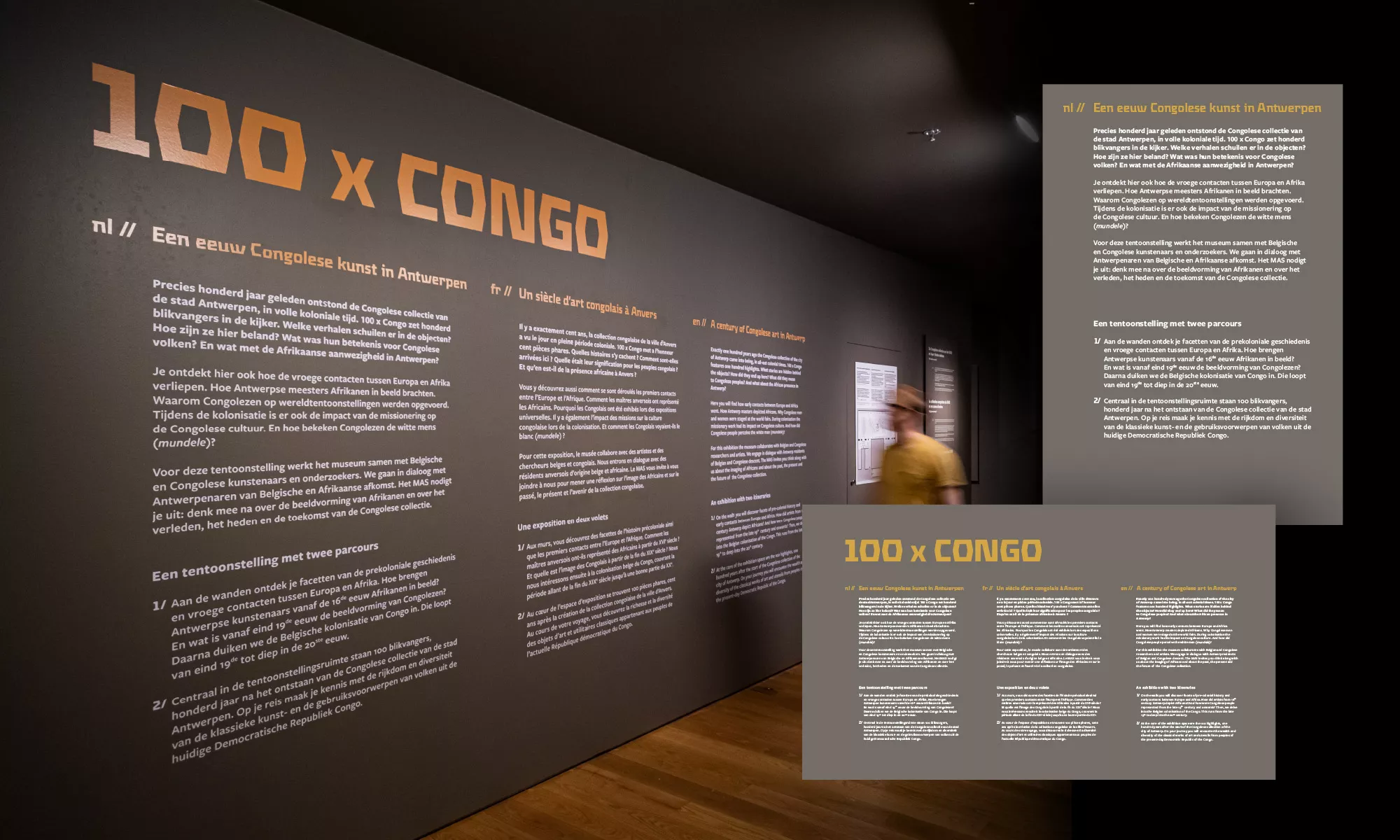 afbeelding van rijke begeleidende tekst bij expositie in museum