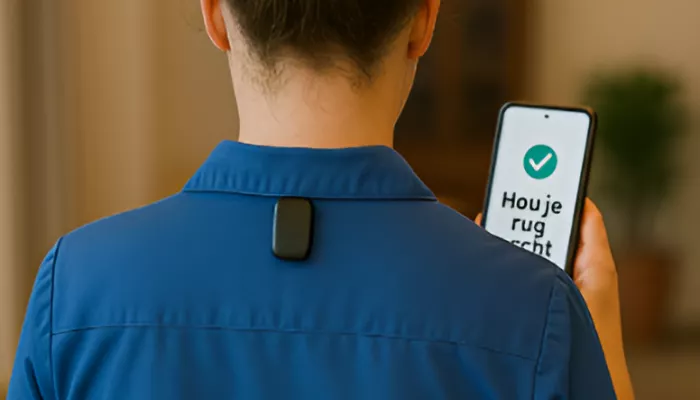 hou je rug recht sensor