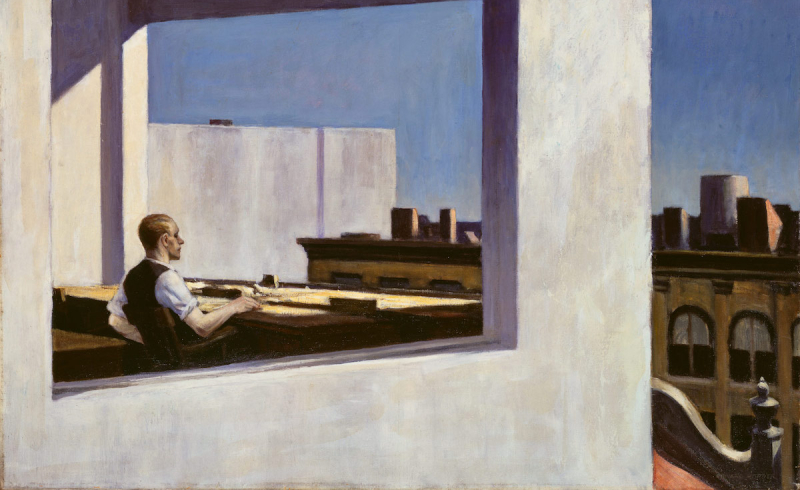 © Edward Hopper, Office in a Small City