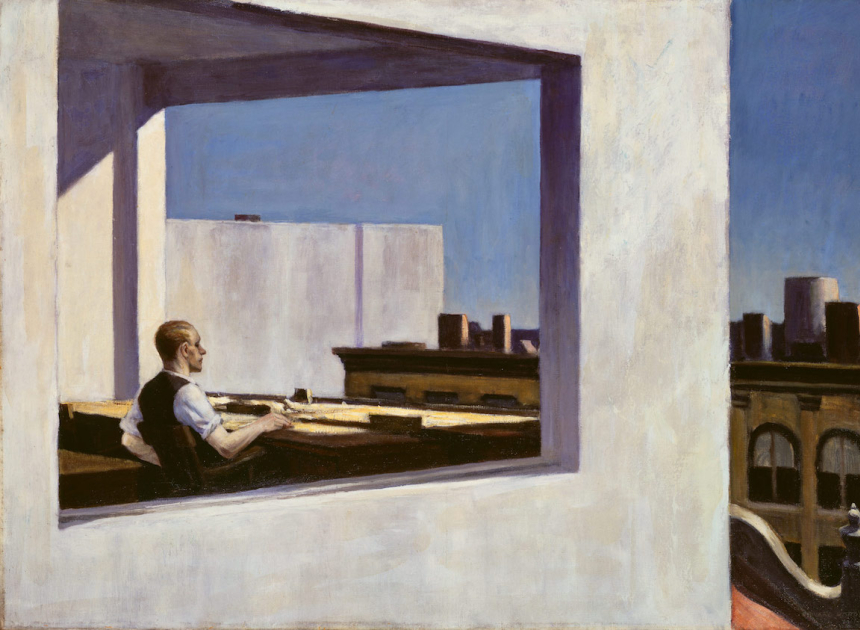 © Edward Hopper, Office in a Small City